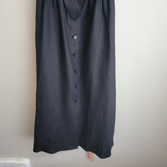 Reformation Barrington Linen Dress in Black size 4 NWT - Picture 8 of 12